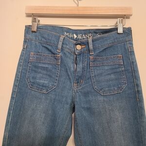 MIH Women's The Paris Style Cropped Slim Leg Jeans Y2K Size 24